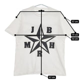 UNDERCOVER ワイヤー期 有刺鉄線 星 半袖Ｔシャツ カットソー 90年代 初期 ホワイト メンズ アンダーカバー【中古】5-0623S∞