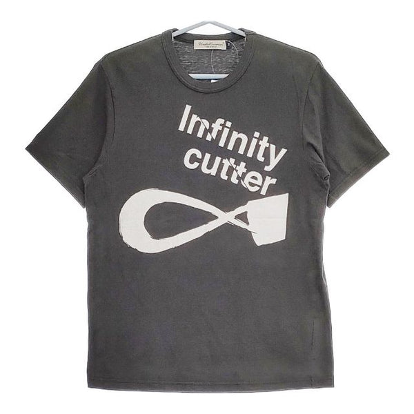 UNDERCOVERISM infinity cutter 半袖Ｔシャツ カットソー チャコールグレー メンズ アンダーカバーイズム【中古】5-0519S∞