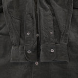 COMOLI corduroy comoli shirt  コーデュロイコモリシャツ 定価50600円 A03-02004 サイズ2 長袖 24AW ブラック メンズ コモリ【中古】5-0113T♪