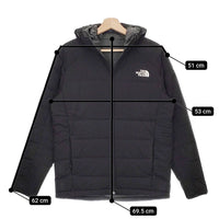 THE NORTH FACE Reversible Anytime Insulated Hoodie サイズM NY81979 ジャケット ブラック グレー メンズ ザノースフェイス【中古】5-0117A♪