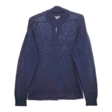 green label relaxing リネンコットンカーディガン サイズM カーディガン ネイビー メンズ グリーンレーベルリラクシング【中古】5-0223M♪