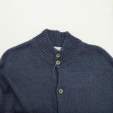 green label relaxing リネンコットンカーディガン サイズM カーディガン ネイビー メンズ グリーンレーベルリラクシング【中古】5-0223M♪