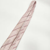 LOUIS VUITTON モノグラム柄 ストライプ シルク イタリア製 ネクタイ ピンク メンズ ルイ・ヴィトン【中古】5-0510G∞