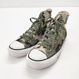 SOPHNET./CONVERSE オールスター サイドジップ 迷彩 カモフラ サイズ25cm ハイカット スニーカー カーキ メンズ ソフネット/コンバース【中古】5-0717G◎