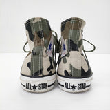 SOPHNET./CONVERSE オールスター サイドジップ 迷彩 カモフラ サイズ25cm ハイカット スニーカー カーキ メンズ ソフネット/コンバース【中古】5-0717G◎