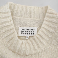 MAISON MARGIELA オパール加工 CASENTINO SWEATER ピリング加工 S セーター ニット 19AW アイボリー メンズ メゾンマルジェラ【中古】5-0117T♪