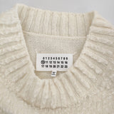 MAISON MARGIELA オパール加工 CASENTINO SWEATER ピリング加工 S セーター ニット 19AW アイボリー メンズ メゾンマルジェラ【中古】5-0117T♪