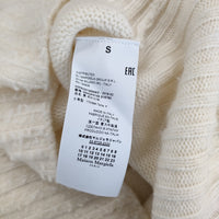 MAISON MARGIELA オパール加工 CASENTINO SWEATER ピリング加工 S セーター ニット 19AW アイボリー メンズ メゾンマルジェラ【中古】5-0117T♪