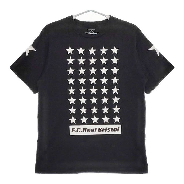 F.C.R.B. 42STARS TEE スターT Bristol  FCRB-192071 半袖Ｔシャツ カットソー 19SS ブラック ホワイト メンズ エフシーアールビー【中古】5-0519S∞