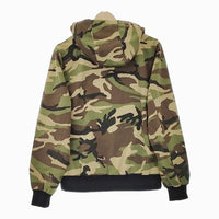 SOPHNET. DAMAGED HOODED BLOUSON ライナー スター柄 SOPH-167044 M 迷彩 カモフラ ジャケット 16AW カーキ メンズ ソフネット【中古】5-0117T♪