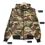 SOPHNET. DAMAGED HOODED BLOUSON ライナー スター柄 SOPH-167044 M 迷彩 カモフラ ジャケット 16AW カーキ メンズ ソフネット【中古】5-0117T♪