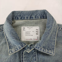 Sacai Denim MA-1 Jacket 1 再構築 ドッキング インディゴ SCM-022 デニムジャケット ライトブルー ネイビー メンズ サカイ【中古】5-0113M♪