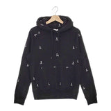 TAKAHIRO MIYASHITA TheSoloist Disney Mickey Mouse Embroidered Hoody パーカー ブラック メンズ タカヒロミヤシタザソロイスト【中古】5-0208M♪