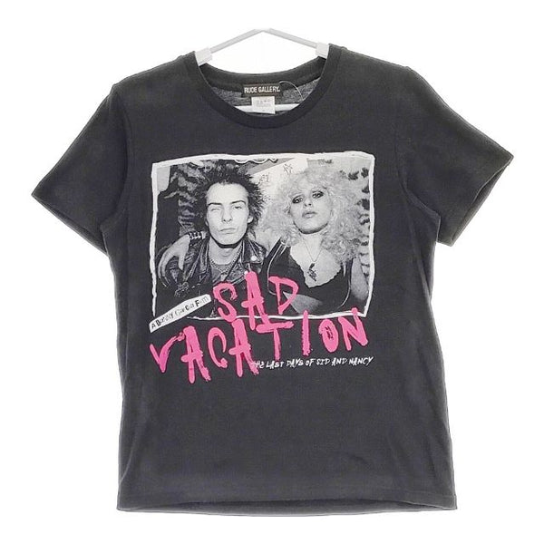 RUDE GALLERY シド＆ナンシー シドヴィシャス SAD VACATION  半袖Ｔシャツ カットソー ブラック メンズ ルードギャラリー【中古】5-0519S∞