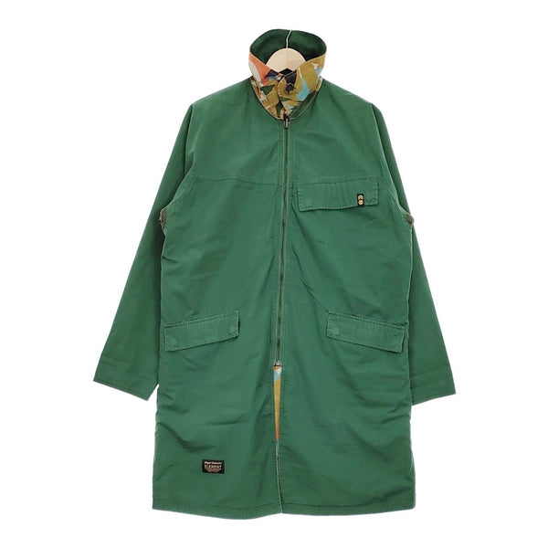 Nigel Cabourn ELEMENT リバーシブルコート 迷彩 総柄 aj022-764 サイズ46 コート グリーン メンズ ナイジェルケーボン【中古】5-0128M♪