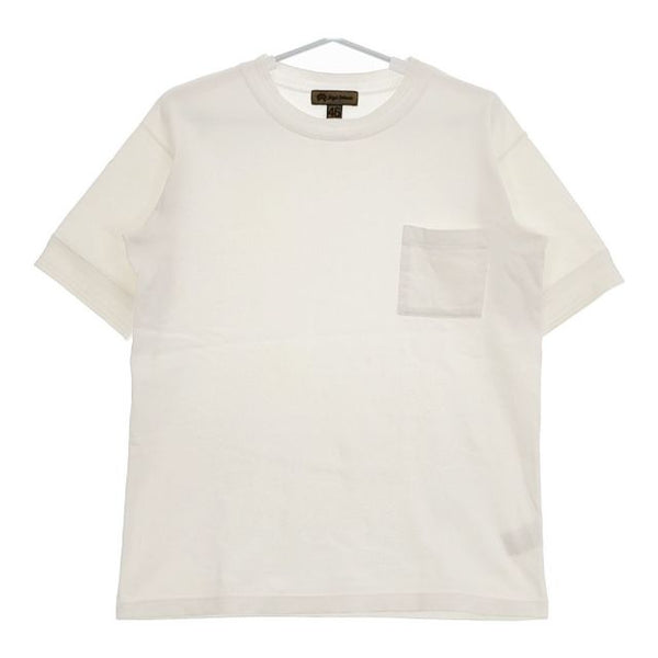 Nigel Cabourn 8040-00-21000 コットン ポケット付 半袖Ｔシャツ カットソー オフホワイト メンズ ナイジェルケーボン【中古】5-0519S∞