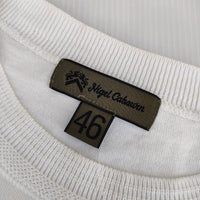 Nigel Cabourn 8040-00-21000 コットン ポケット付 半袖Ｔシャツ カットソー オフホワイト メンズ ナイジェルケーボン【中古】5-0519S∞