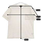 Nigel Cabourn 8040-00-21000 コットン ポケット付 半袖Ｔシャツ カットソー オフホワイト メンズ ナイジェルケーボン【中古】5-0519S∞