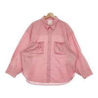 refomed WRIST PATCH WIDE SHIRT CHAMBRAY RESH-012 サイズ1 定価30800円 長袖シャツ 24AW ピンク メンズ リフォメッド【中古】5-0113M♪