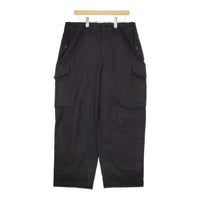 CASEY CASEY MAMO PANT コットンリネン 23HP243 サイズS 定価134200円 カーゴパンツ ブラック メンズ ケイシーケイシー【中古】5-0113M♪