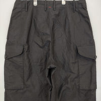 CASEY CASEY MAMO PANT コットンリネン 23HP243 サイズS 定価134200円 カーゴパンツ ブラック メンズ ケイシーケイシー【中古】5-0113M♪