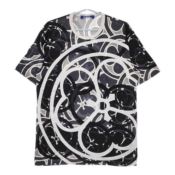 COMME des GARCONS JUNYA WATANABE MAN 和柄 半袖Ｔシャツ カットソー AD2014 ブラック メンズ コムデギャルソンジュンヤワタナベマン【中古】5-0519S∞