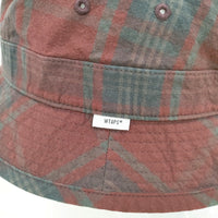 WTAPS BUCKET 01 バケットハット 201HCDT-HT14 サイズ02 帽子 ハット エンジ メンズ ダブルタップス【中古】5-0901G◎
