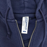 BEAMS PLUS/LOOPWHEELER スウェット ジップアップ SLIM FIT パーカー ネイビー メンズ ビームスプラス/ループウィラー【中古】5-0308M∞
