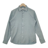 UNITED ARROWS UAB コットンフラノシャツ 起毛 長袖シャツ グリーン メンズ ユナイテッドアローズ【中古】5-0308M∞