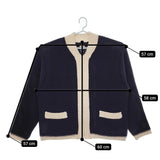 refomed GRANNY ZIPUP CARDIGAN REKN-007 サイズ1 定価51700円 カーディガン ネイビー メンズ リフォメッド【中古】5-0208T♪