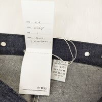 TUKI 新品 TYPE4 INDIGO DENIM 0176 サイズ1 定価35200円 インディゴ デニムパンツ ネイビー メンズ ツキ【中古】5-0208G♪