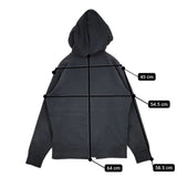 THE NORTH FACE Rearview Full Zip Hoodie NT12340 裏起毛 パーカー ブラック メンズ ザノースフェイス【中古】5-1027T∞