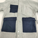 Champion リバースウィーブ windstopper スウェット マウンテンパーカー M c3-c107 ジャケット グレー メンズ チャンピオン【中古】5-0920T♪