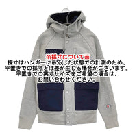 Champion リバースウィーブ windstopper スウェット マウンテンパーカー M c3-c107 ジャケット グレー メンズ チャンピオン【中古】5-0920T♪