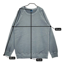 Good on L/S RAGLAN CREW SWEAT SHIRTS ロングスリーブ ラグランクルースウェットシャツ L ブルーグリーン グッドオン【中古】5-0506M♪