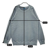 Good on L/S RAGLAN CREW SWEAT SHIRTS ロングスリーブ ラグランクルースウェットシャツ L ブルーグリーン グッドオン【中古】5-0506M♪