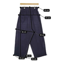 refomed AZEAMI THERMAL PANTS REPT-002 定価27500円 サーマル パンツ ネイビー メンズ リフォメッド【中古】5-0406G∞