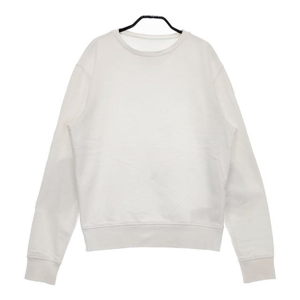 MAISON MARGIELA 14 レザーエルボーパッチスウェットシャツ S50GU0133 S25443 トレーナー スウェット ホワイト メンズ メゾンマルジェラ【中古】5-0406M∞