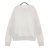 MAISON MARGIELA 14 レザーエルボーパッチスウェットシャツ S50GU0133 S25443 トレーナー スウェット ホワイト メンズ メゾンマルジェラ【中古】5-0406M∞
