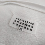 MAISON MARGIELA 14 レザーエルボーパッチスウェットシャツ S50GU0133 S25443 トレーナー スウェット ホワイト メンズ メゾンマルジェラ【中古】5-0406M∞