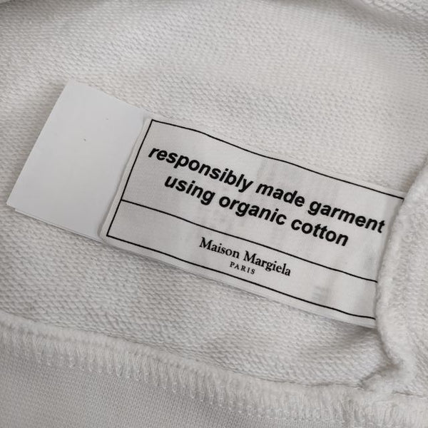 MAISON MARGIELA 14 レザーエルボーパッチスウェットシャツ S50GU0133