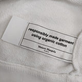 MAISON MARGIELA 14 レザーエルボーパッチスウェットシャツ S50GU0133 S25443 トレーナー スウェット ホワイト メンズ メゾンマルジェラ【中古】5-0406M∞