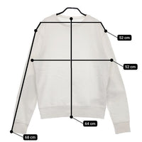 MAISON MARGIELA 14 レザーエルボーパッチスウェットシャツ S50GU0133 S25443 トレーナー スウェット ホワイト メンズ メゾンマルジェラ【中古】5-0406M∞