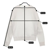 MAISON MARGIELA 14 レザーエルボーパッチスウェットシャツ S50GU0133 S25443 トレーナー スウェット ホワイト メンズ メゾンマルジェラ【中古】5-0406M∞
