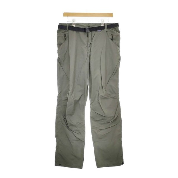 MONTANE ベルト付き ナイロン パンツ カーキ メンズ モンテイン【中古】5-0428G∞