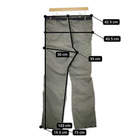 MONTANE ベルト付き ナイロン パンツ カーキ メンズ モンテイン【中古】5-0428G∞