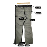 MONTANE ベルト付き ナイロン パンツ カーキ メンズ モンテイン【中古】5-0428G∞