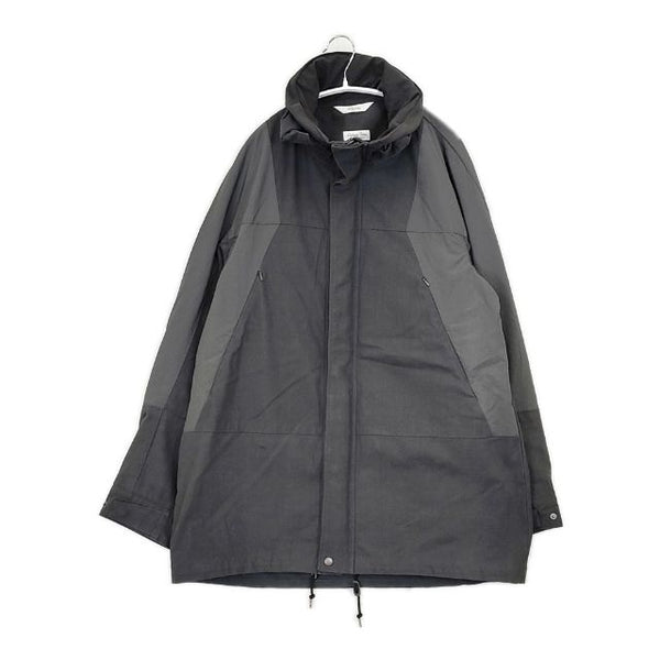 FUJITO 切替 コットンナイロン ジャケット ブルゾン グレー チャコールグレー メンズ フジト【中古】5-1027T∞