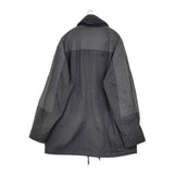 FUJITO 切替 コットンナイロン ジャケット ブルゾン グレー チャコールグレー メンズ フジト【中古】5-1027T∞