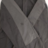 FUJITO 切替 コットンナイロン ジャケット ブルゾン グレー チャコールグレー メンズ フジト【中古】5-1027T∞